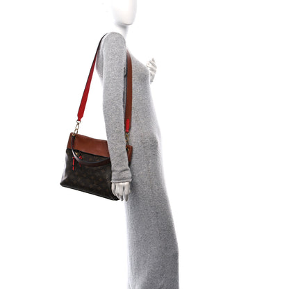 Louis Vuitton Monogram Tuileries Besace Caramel Rouge 2 of 13