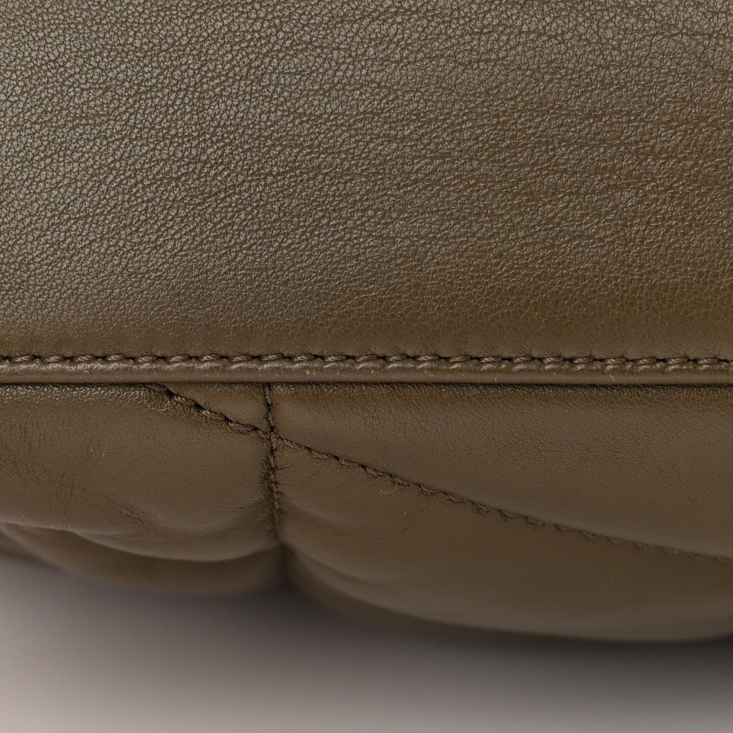 Saint Laurent Lambskin Quilted Toy Loulou Puffer Monogram Chain Satchel Seaweed 11 of 11