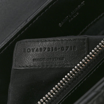 Saint Laurent Calfskin Y Quilted Monogram Medium Loulou Chain Satchel Black 7 of 11
