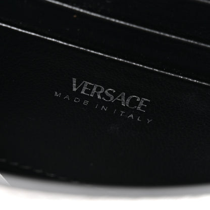 Versace Metallic Crackled Lambskin Mini La Medusa Silver 6 of 9