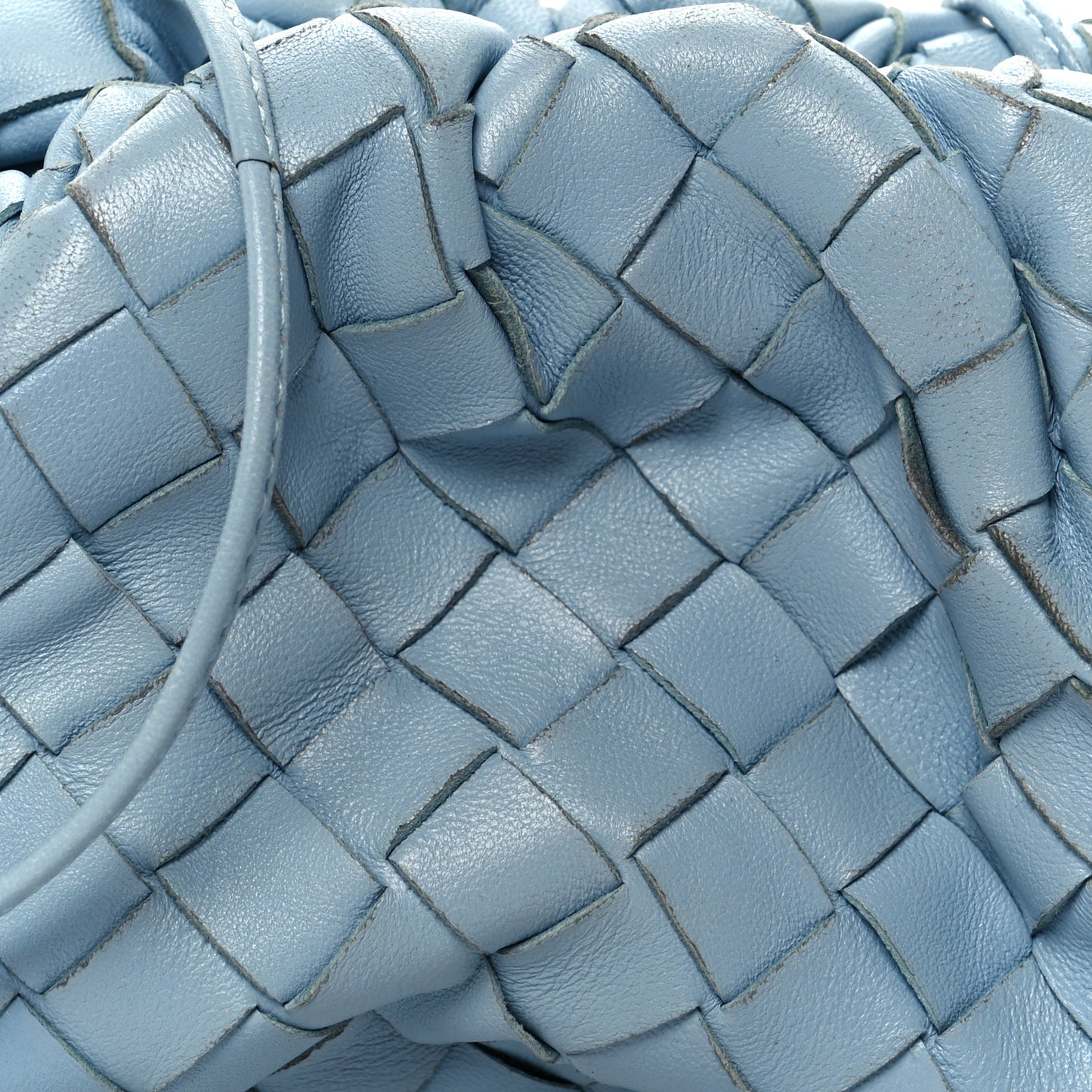 Nappa Intrecciato The Mini Pouch Ice