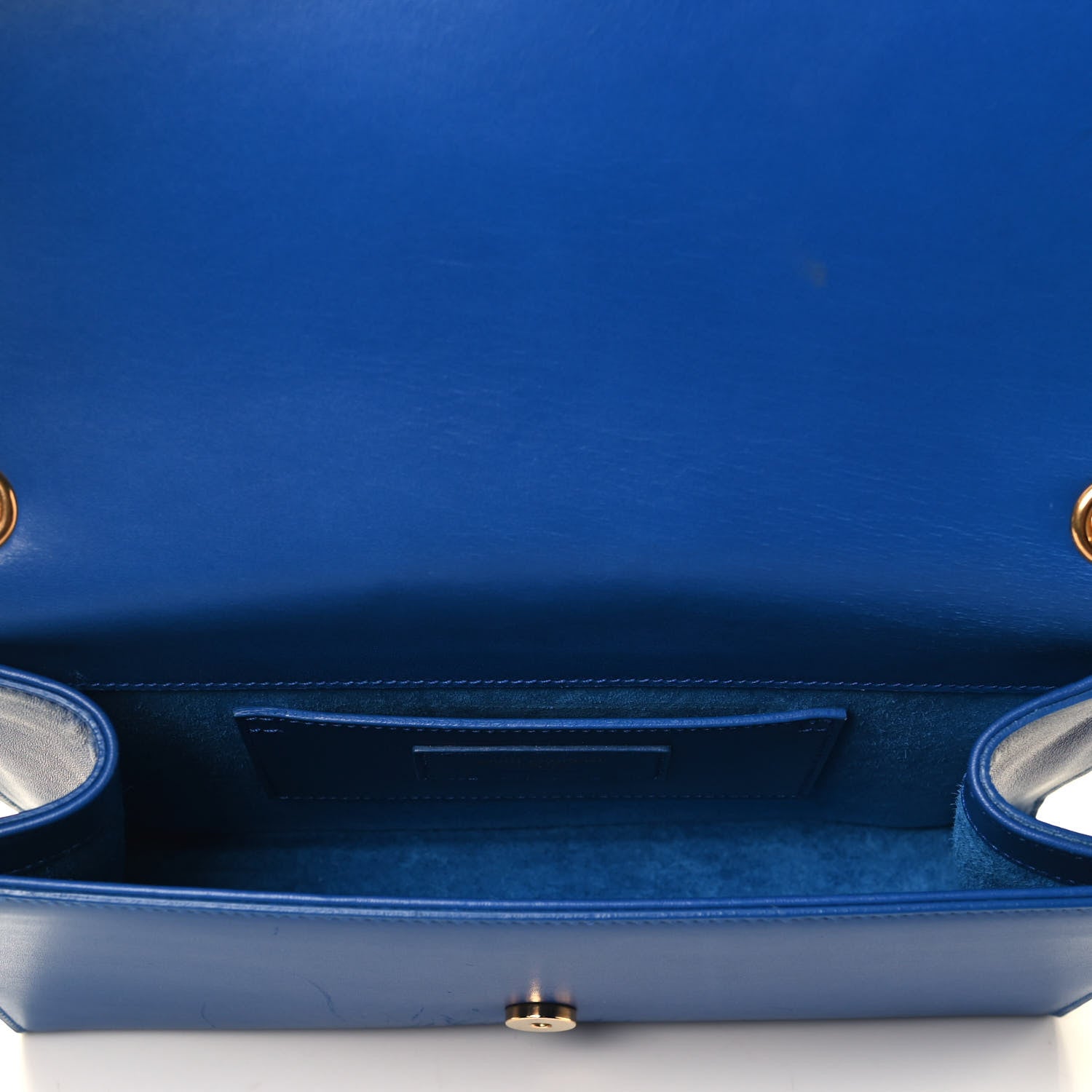 Saint Laurent Smooth Calfskin Medium Classic Monogram Kate Tassel Satchel Royal Blue 4 of 4