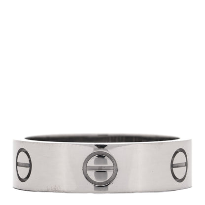 Cartier 18K White Gold 6mm LOVE Ring 60 9 6 of 8