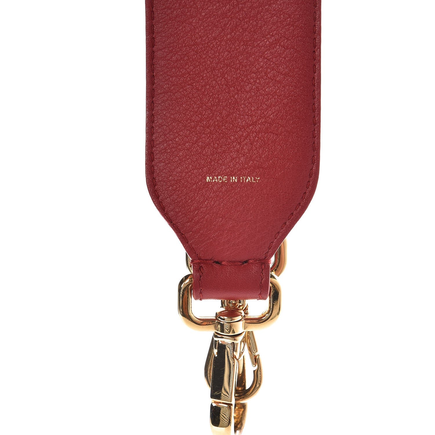 Fendi Velvet FF Mini Strap You Tobacco Fragola 3 of 5
