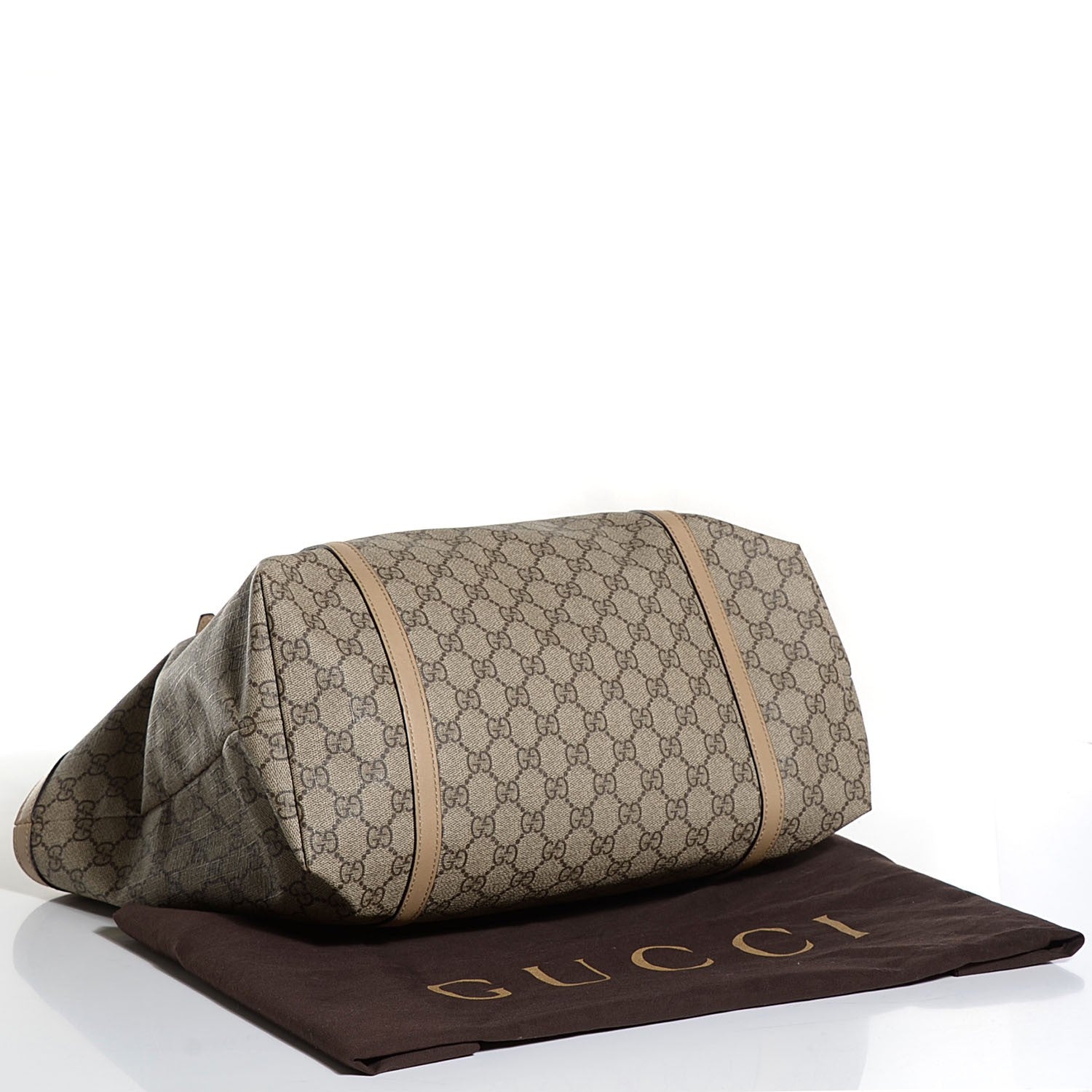 Gucci GG Supreme Monogram Medium Nice Tote Beige 4 of 9