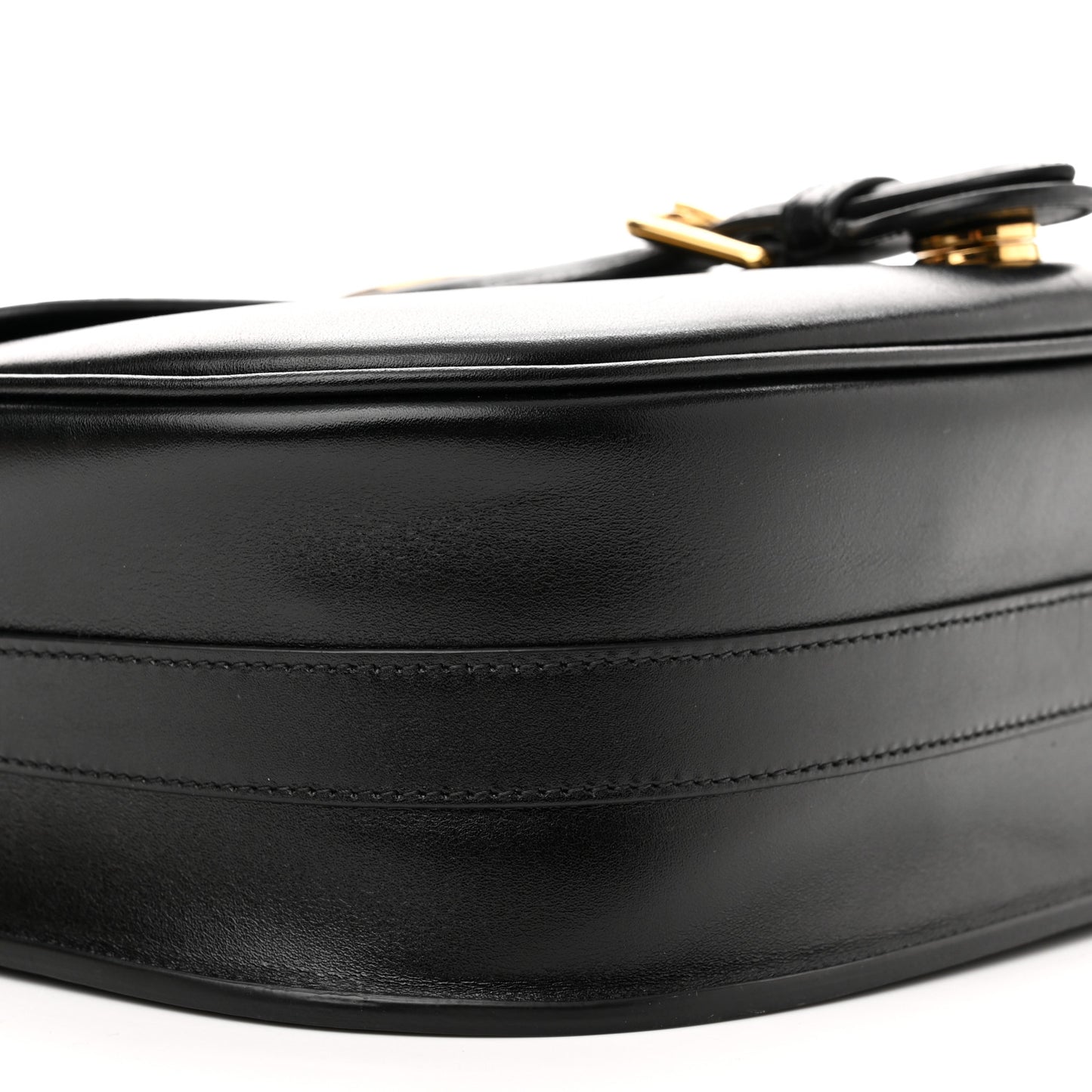 Box Calfskin Large Bobby Flap Black