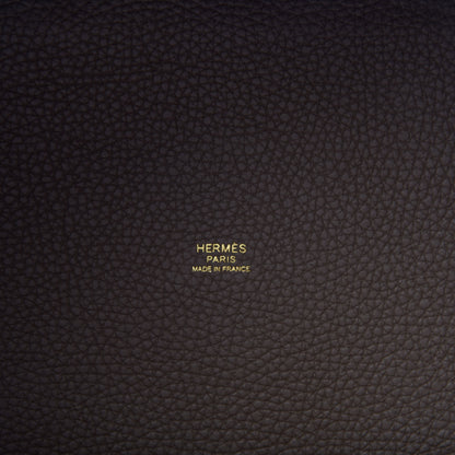 Hermes Taurillon Clemence Picotin Lock 22 MM Etoupe 6 of 9