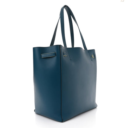 Celine Smooth Calfskin Small Tassel Cabas Phantom Deep Blue 3 of 9
