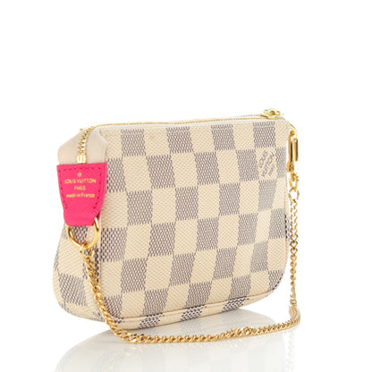 Louis Vuitton Damier Azur 2015 Christmas Animation Mini Pochette Accessories 3 of 7