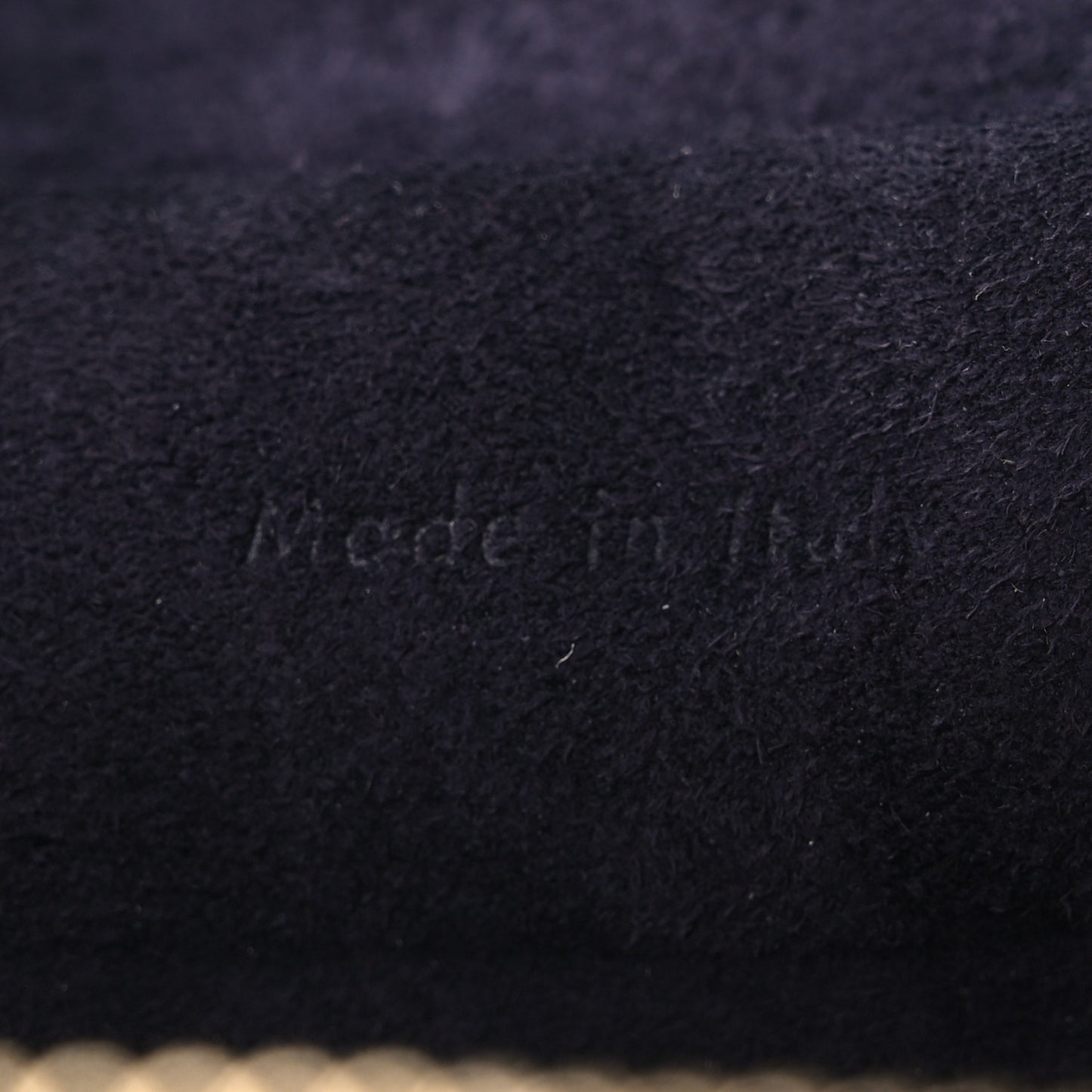 Grained Calfskin Micro Belt Bag Black