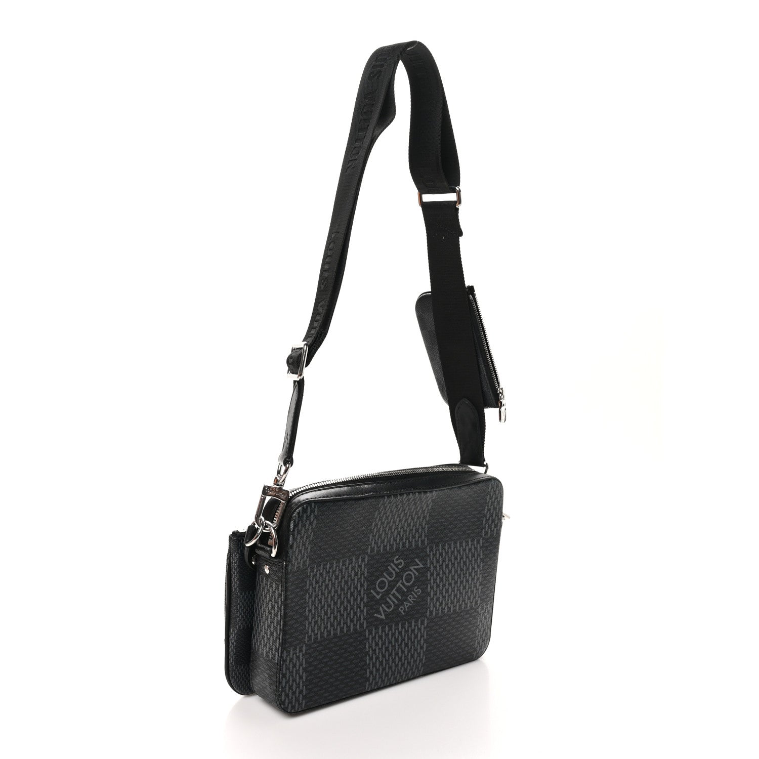 Louis Vuitton Damier Graphite 3D Trio Messenger 3 of 11