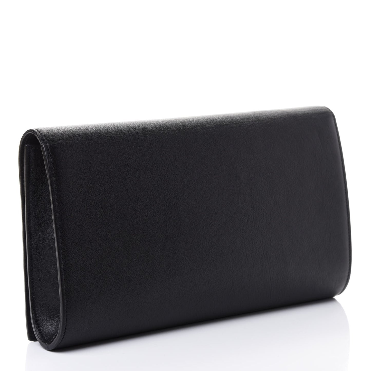 Calfskin Monogram Large Belle De Jour Clutch Black