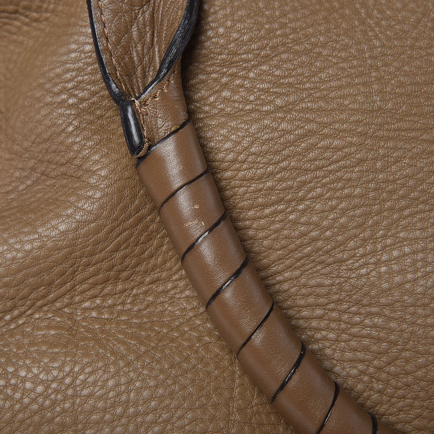 Calfskin Large Marcie Satchel Nut