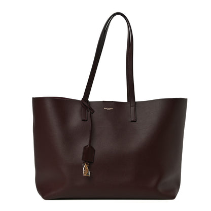 Saint Laurent Calfskin Large Shopping Tote Old Bordeaux 2 of 8