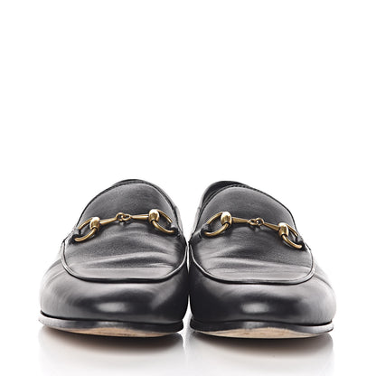 Gucci Lambskin Womens Brixton Horsebit Loafers 37 Black 2 of 16