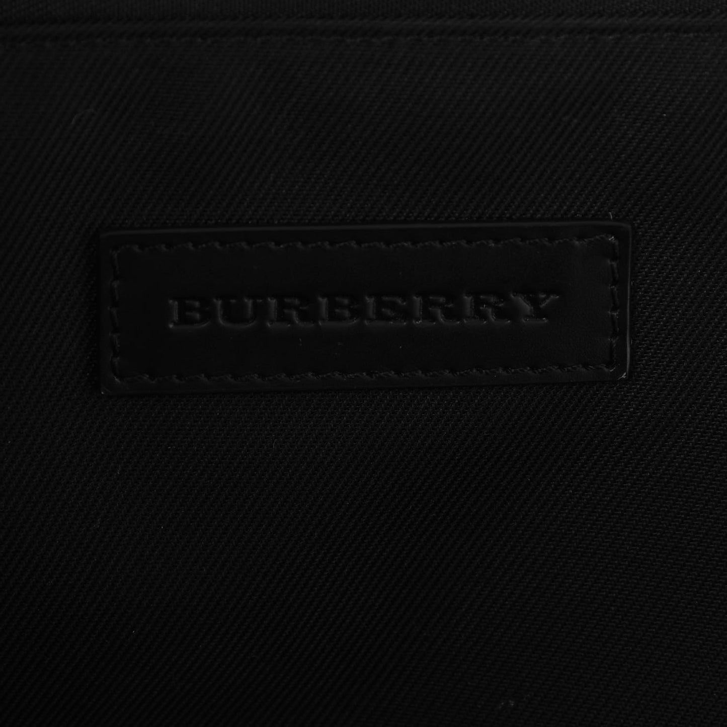 BURBERRY Camouflage Document Holder Zip Cover Black