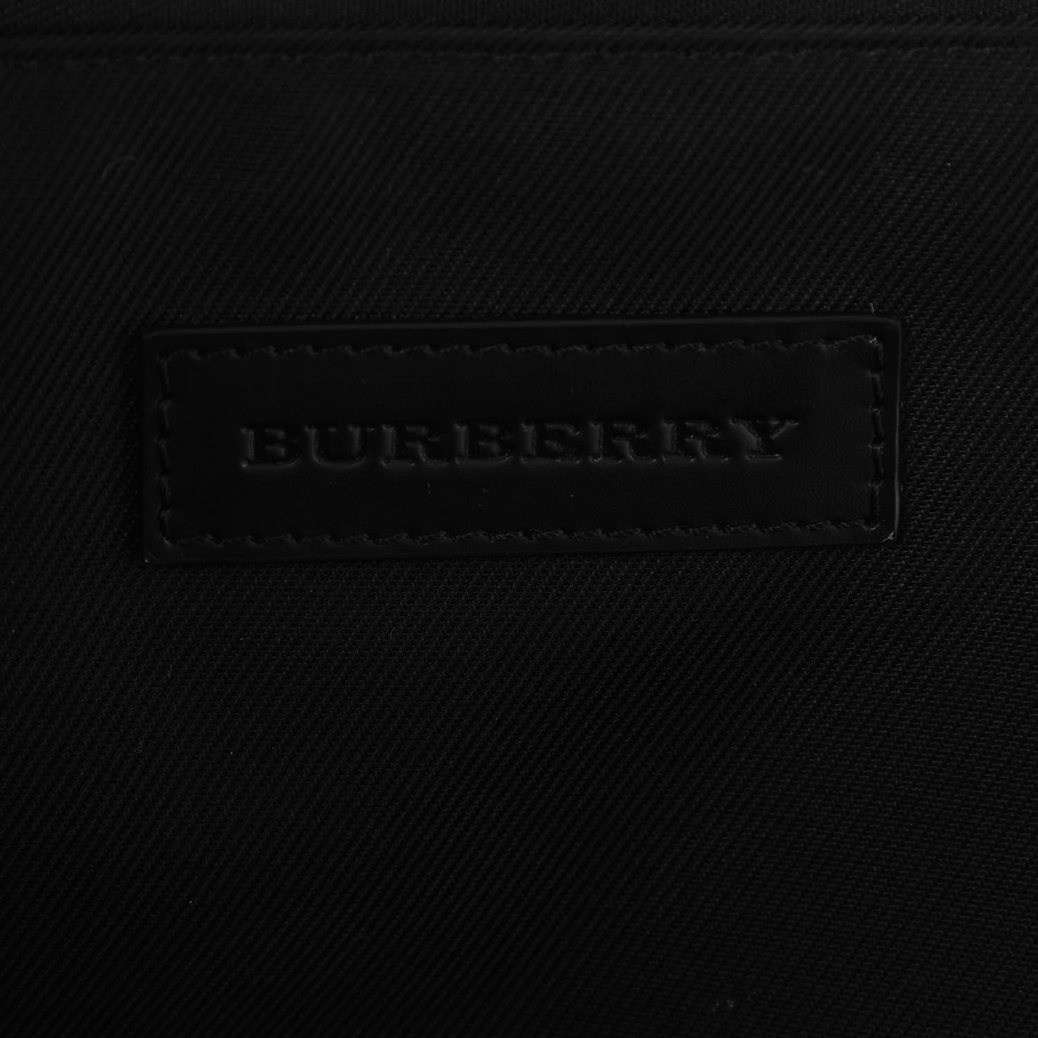 Saint Laurent BURBERRY Camouflage Document Holder Zip Cover Black 6 of 8