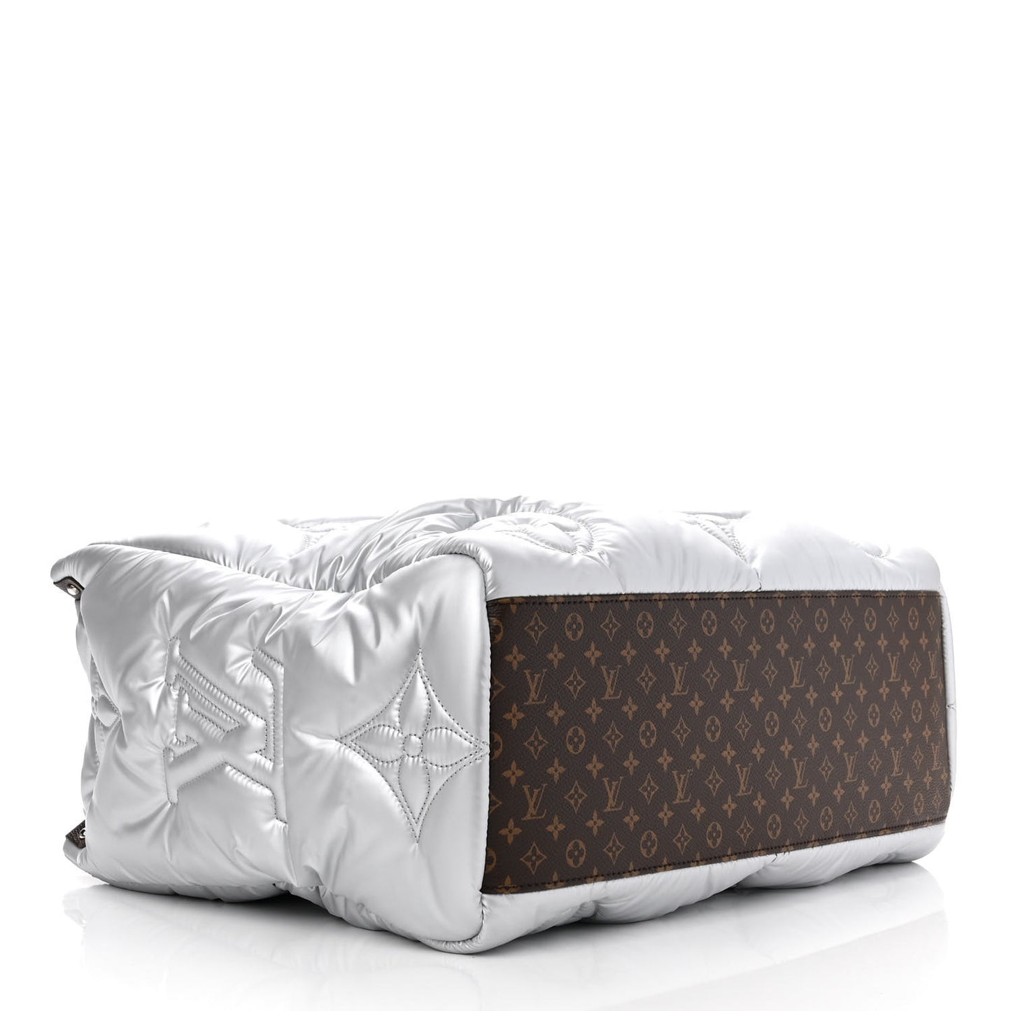 Econyl Monogram Pillow Giant Onthego GM Silver