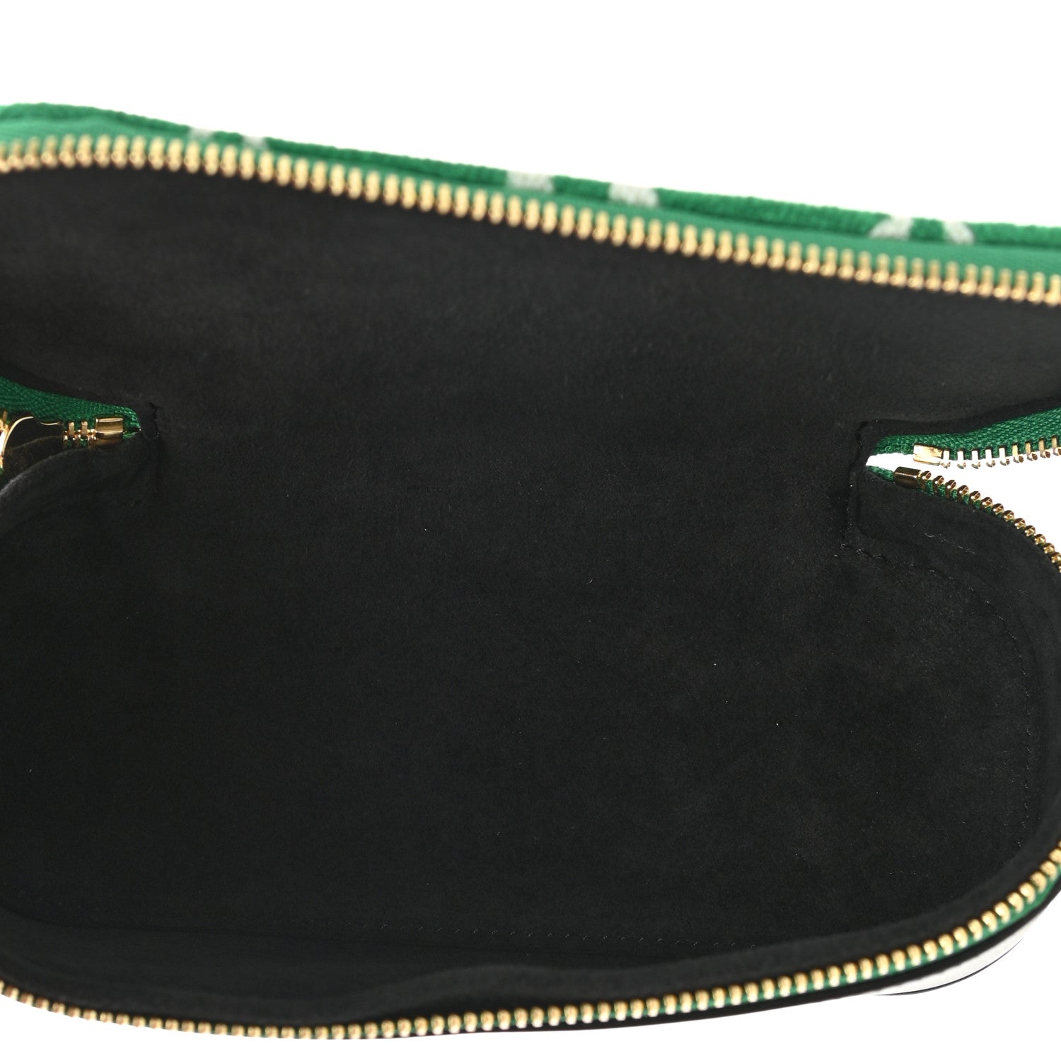 Louis Vuitton Jacquard Velvet Monogram LV Match Sunglasses Case GM Vert 5 of 7