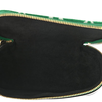 Louis Vuitton Jacquard Velvet Monogram LV Match Sunglasses Case GM Vert 5 of 7