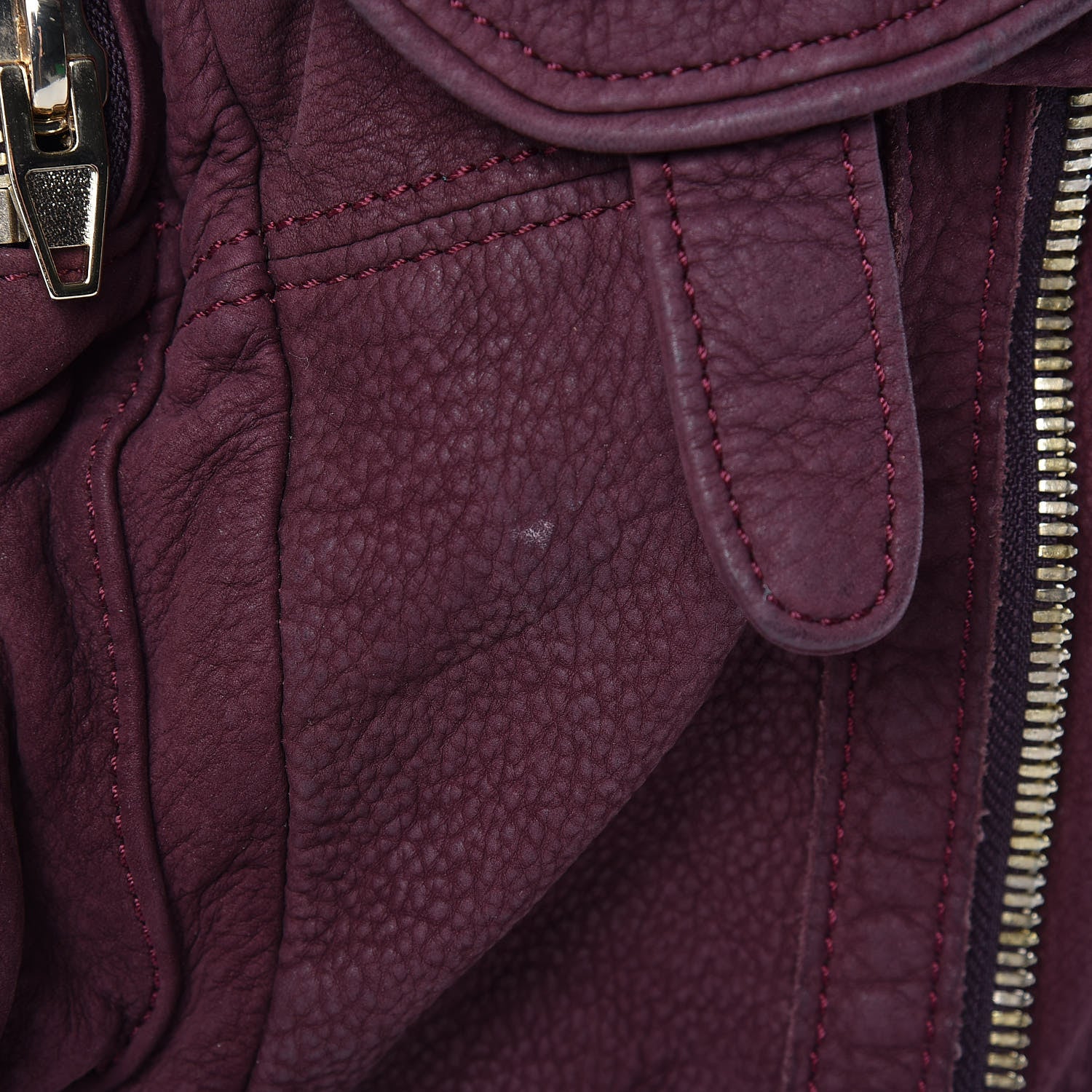 Alexander Wang Nubuck Marti Backpack Bag Burgundy 8 of 12