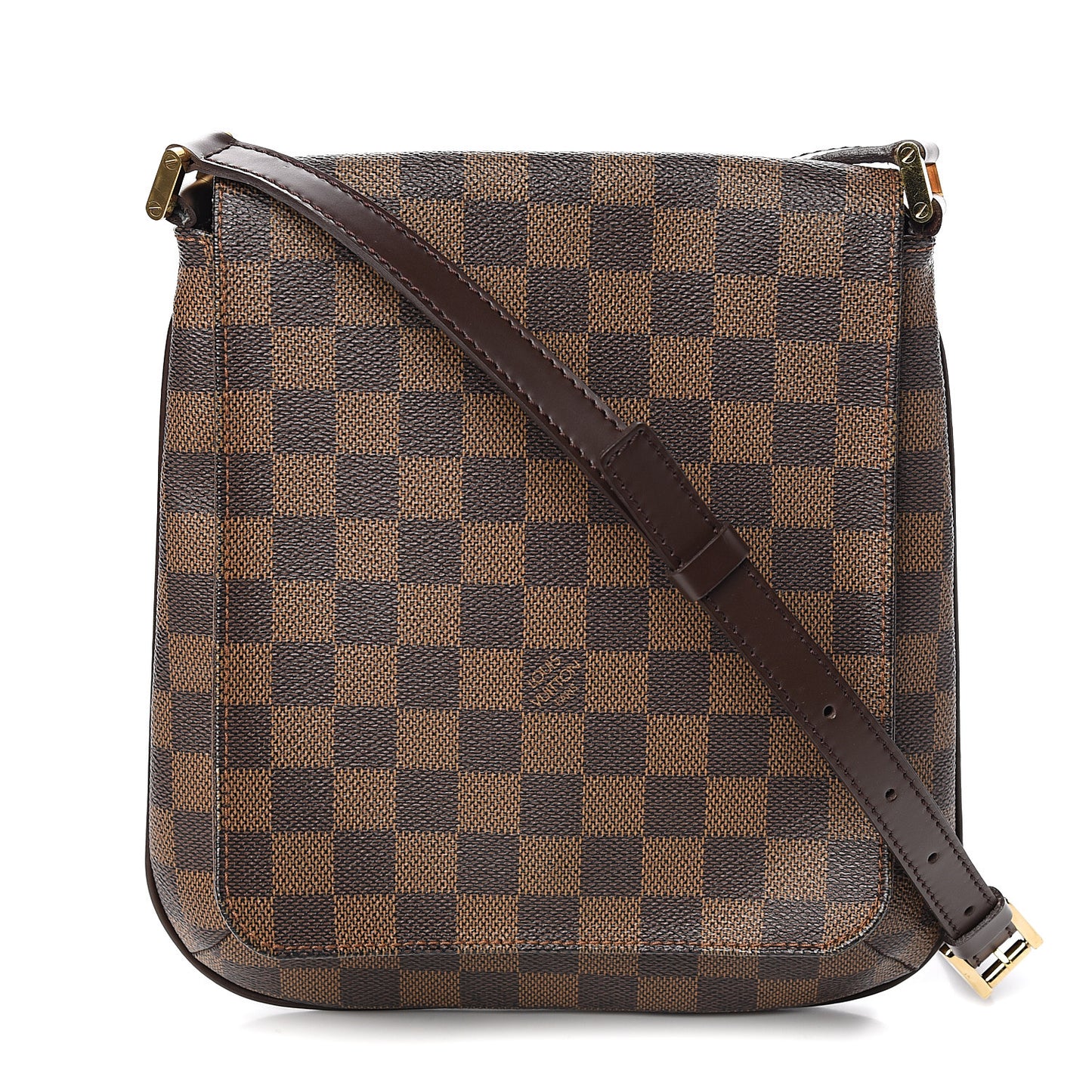 Damier Ebene Musette Salsa Long Strap