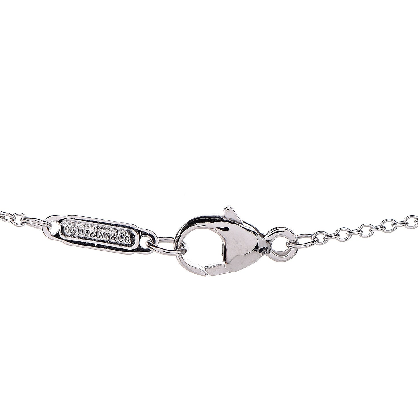 Platinum Diamond Double Heart Pendant Necklace