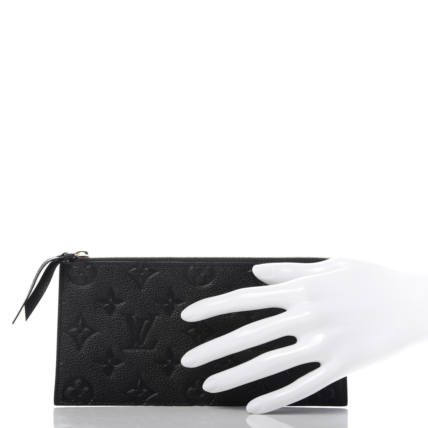 Empreinte Felicie Chain Wallet Zippered Insert Black