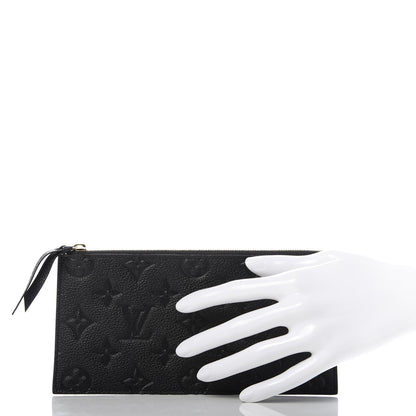Louis Vuitton Empreinte Felicie Chain Wallet Zippered Insert Black 2 of 6