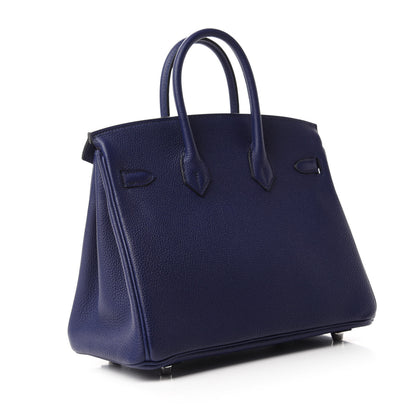 Hermes Togo Birkin 25 Bleu Encre 3 of 11