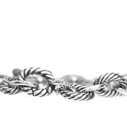 David Yurman Sterling Silver 10mm Medium Oval Link Bracelet 3 of 3