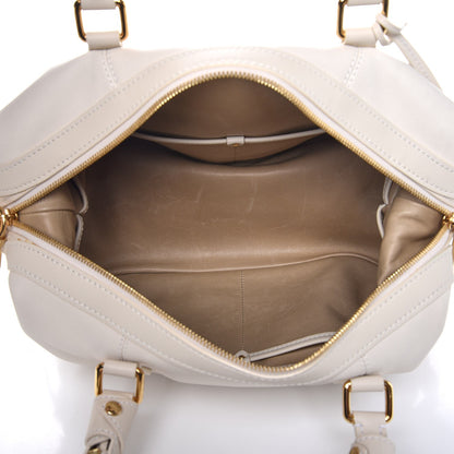Louis Vuitton Calfskin Sac Louis White 5 of 14