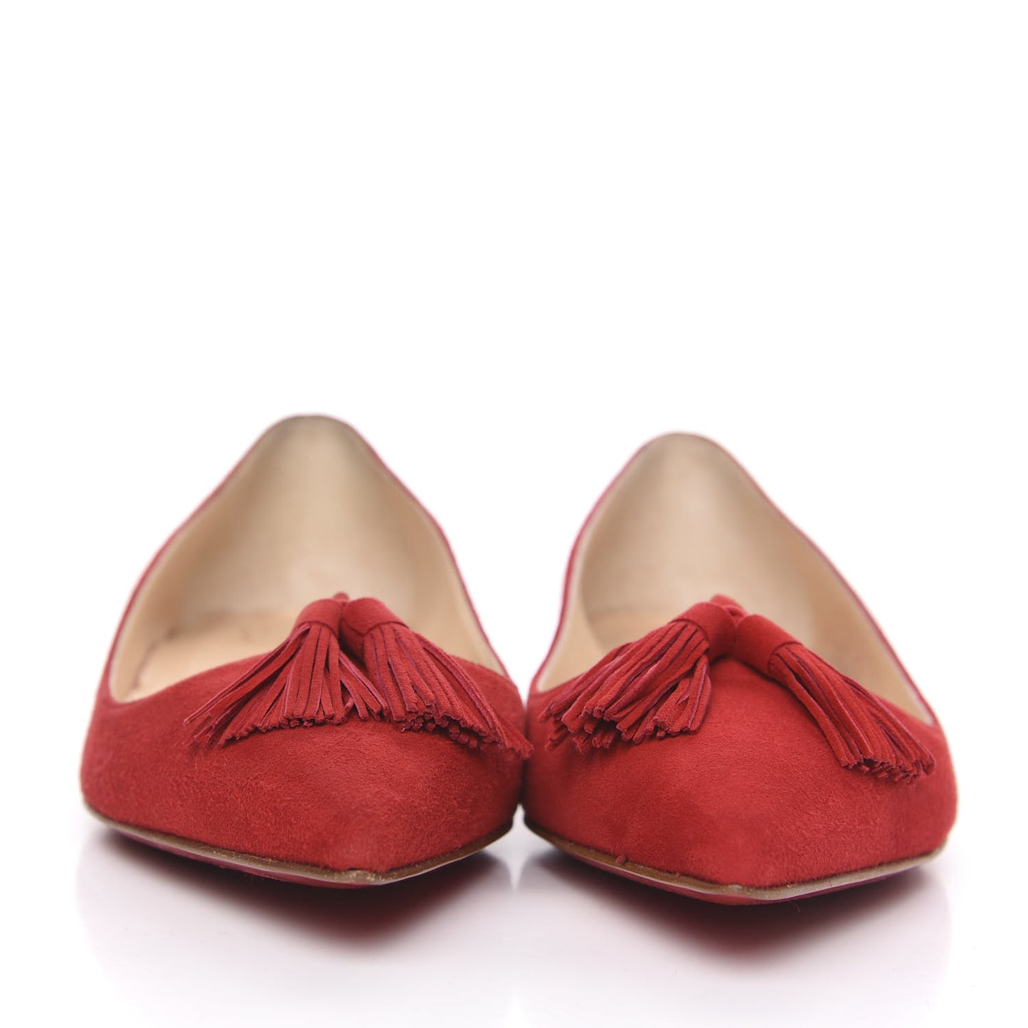 Veau Velours Gwalior Flats 36 Oeillet