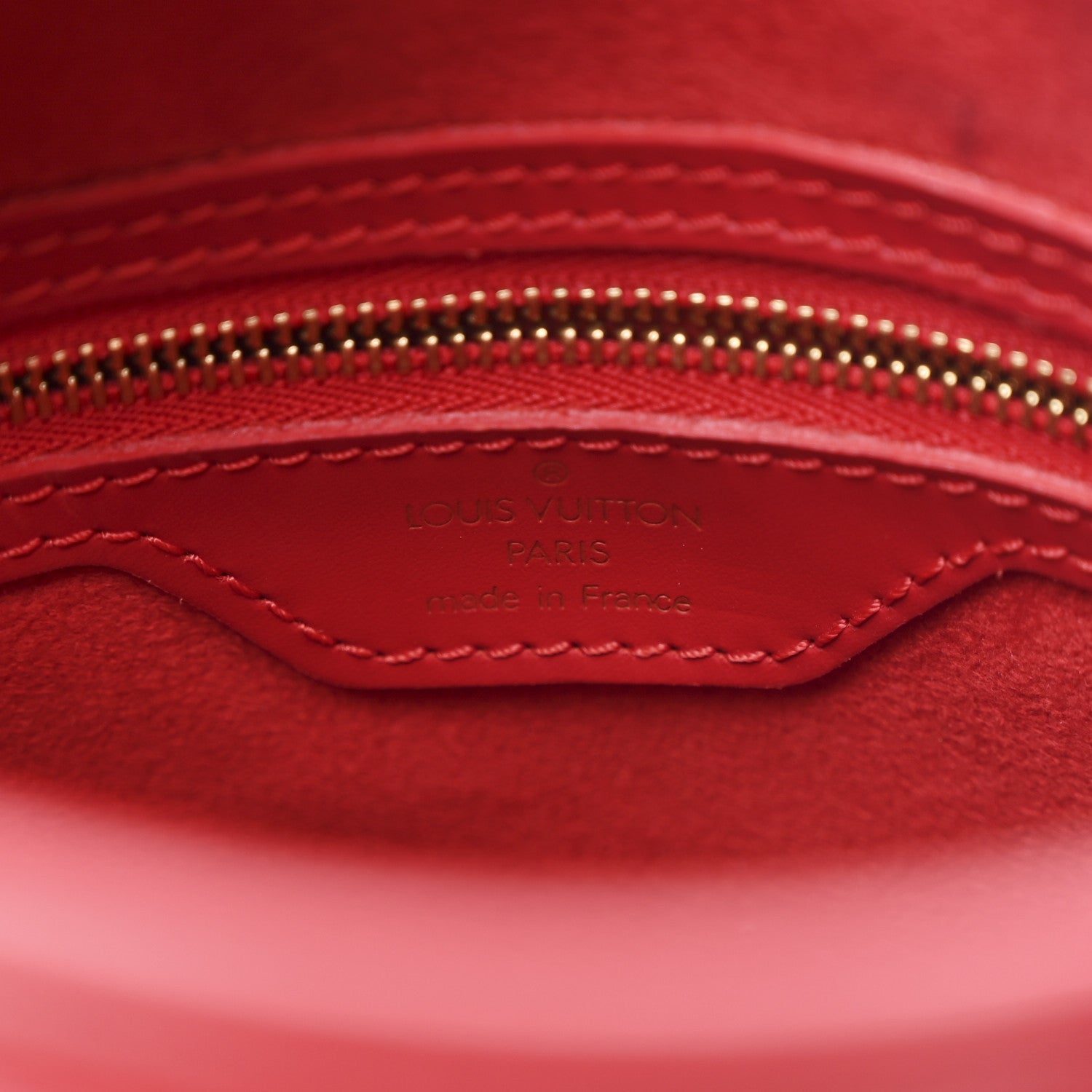 Louis Vuitton Epi Petit Bucket 23 Rouge 6 of 12