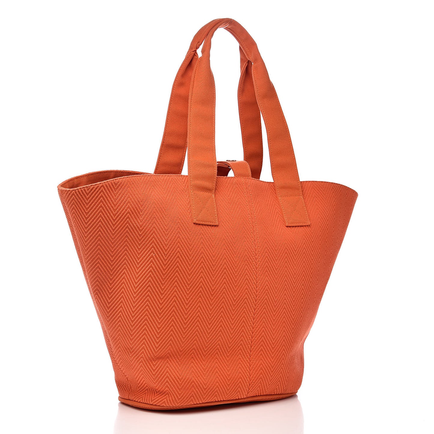 Canvas Beach Tote Orange