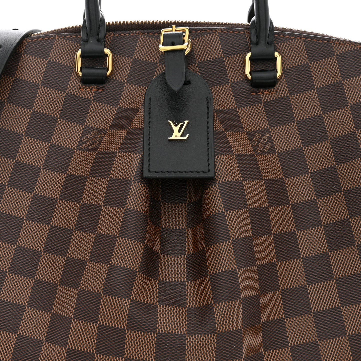 Damier Ebene Odeon Tote MM Black