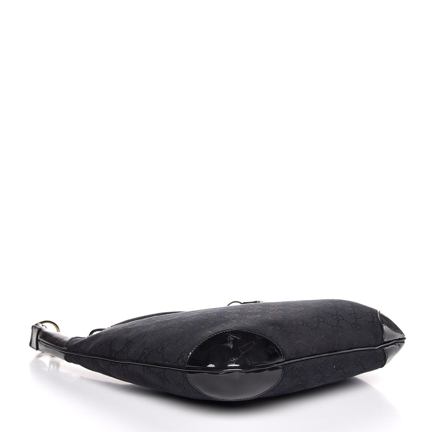 Gucci Monogram Classic Ring Hobo Black 4 of 13