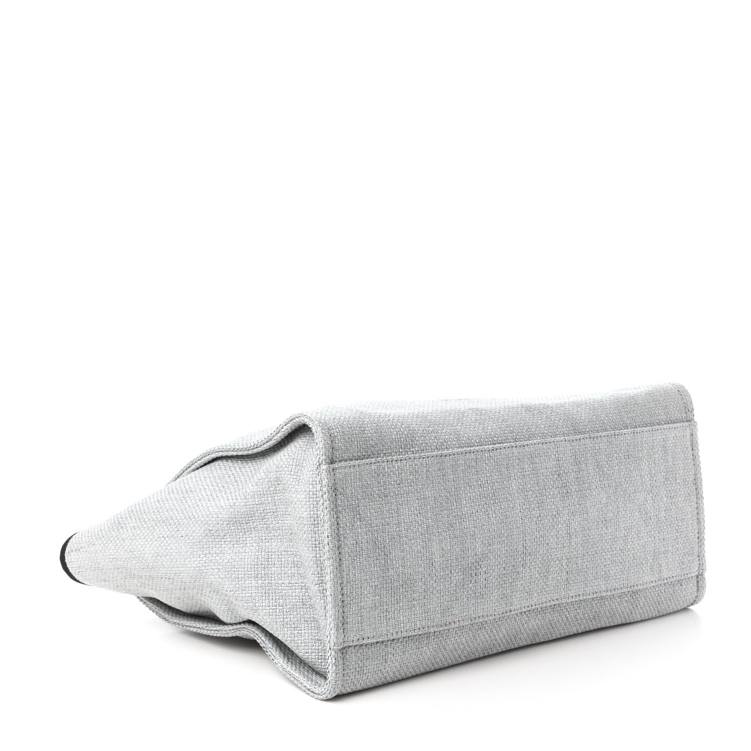 Chanel Canvas Medium Deauville Tote Grey 4 of 10