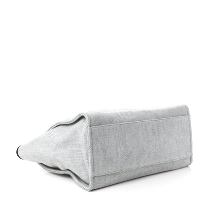 Chanel Canvas Medium Deauville Tote Grey 4 of 10