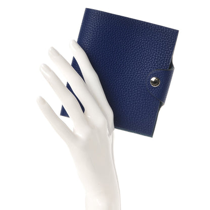 Hermes Togo Ulysse Mini Notebook Bleu Electrique 2 of 8