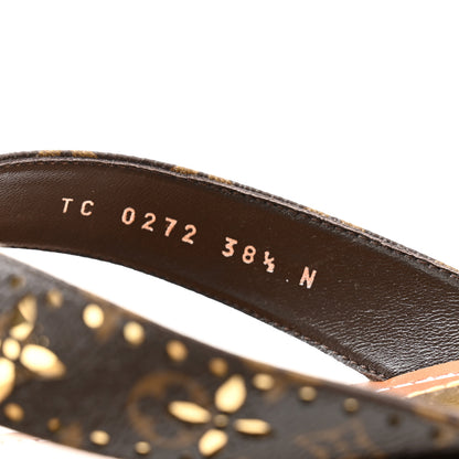 Louis Vuitton Monogram Sunny Flat Thong Sandals 38.5 Brown 7 of 8