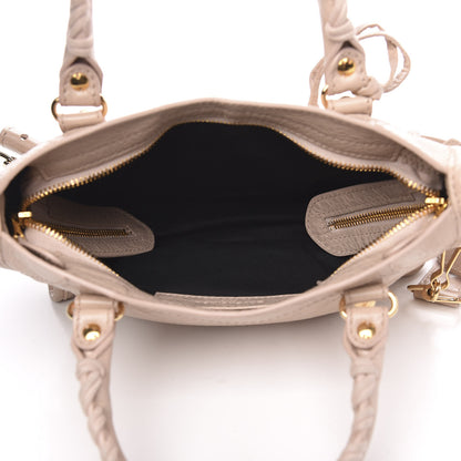 Balenciaga Agneau Giant 12 Gold Hardware Mini City Rose Aubepine Rose Light 5 of 9