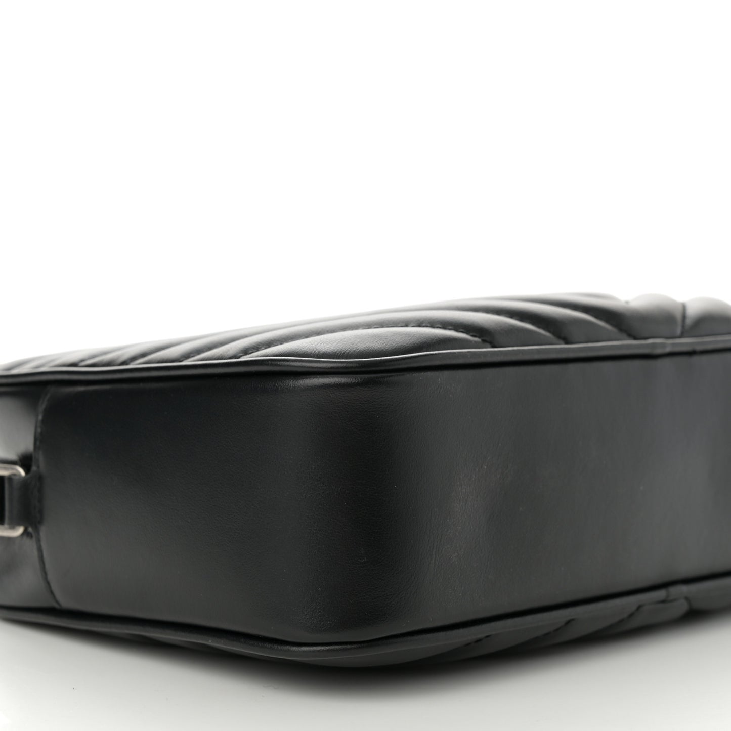 Calfskin Matelasse Monogram Lou Camera Bag Black