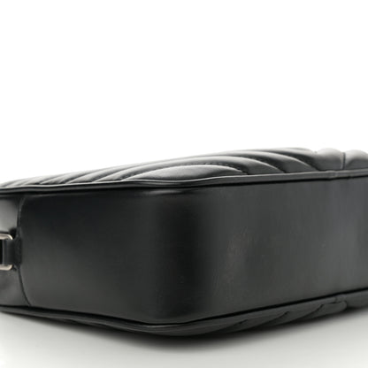 Saint Laurent Calfskin Matelasse Monogram Lou Camera Bag Black 10 of 11