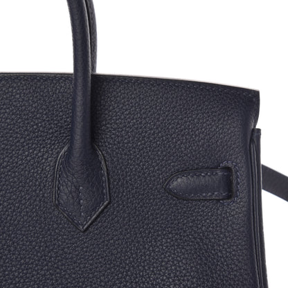 Hermes Togo Birkin 25 Bleu Nuit 14 of 38