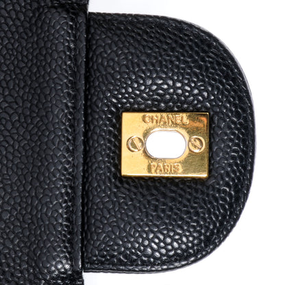 Chanel Caviar Jumbo Single Flap Black 8 of 8