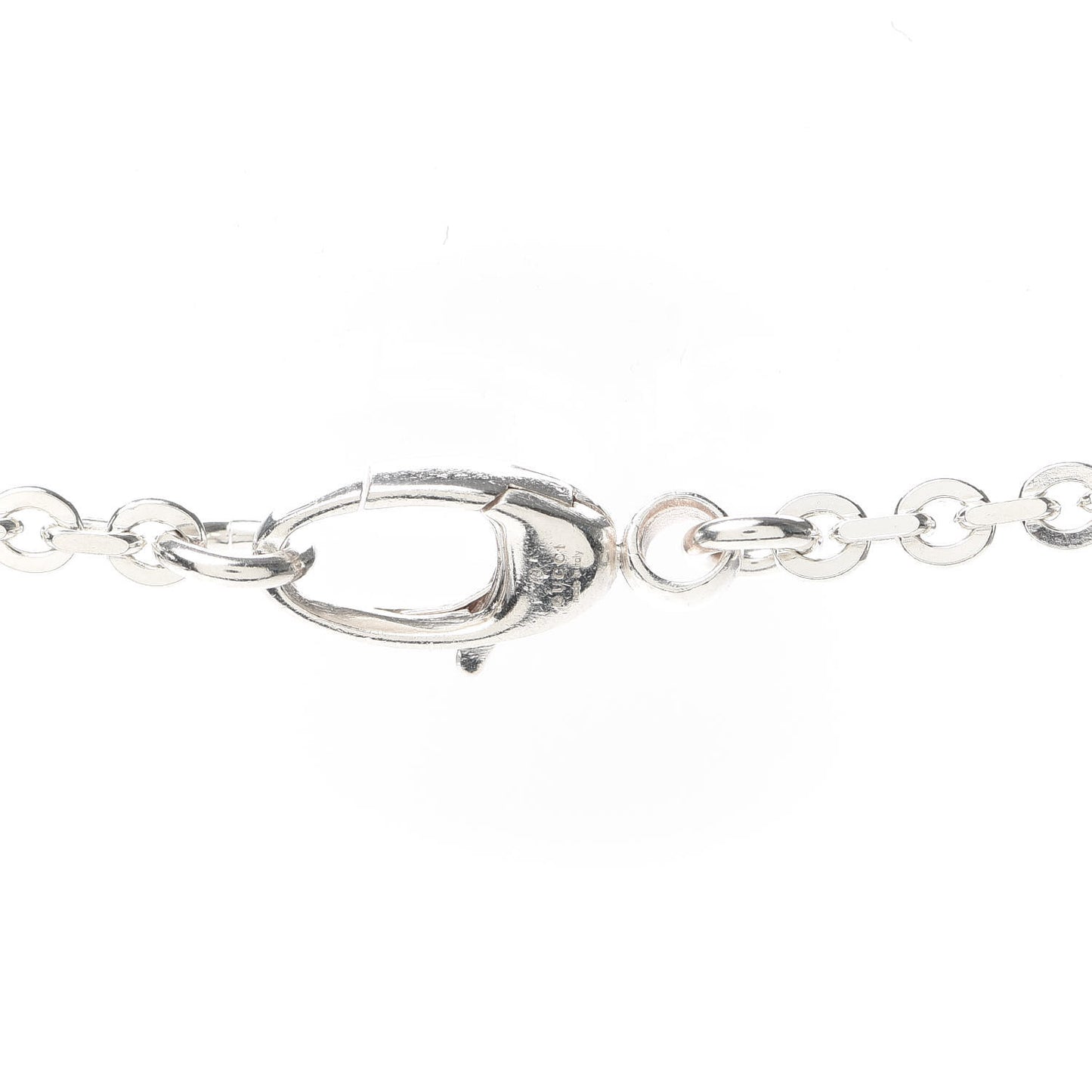 Sterling Silver Bamboo Pendant Necklace