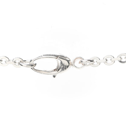 Gucci Sterling Silver Bamboo Pendant Necklace 4 of 5