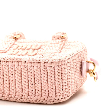 Miu Miu Crochet Calfskin S Narrow Arcadie Alabaster Pink 10 of 11