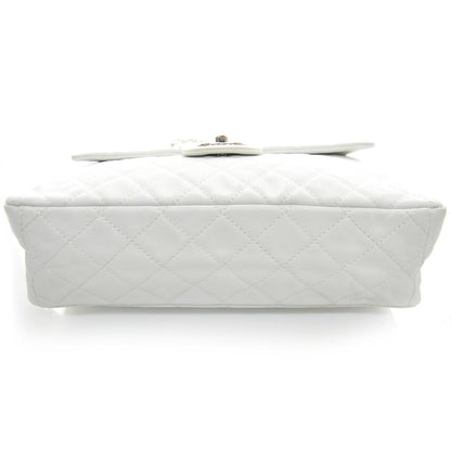 Chanel Washed Caviar Maxi Flap White 5 of 12